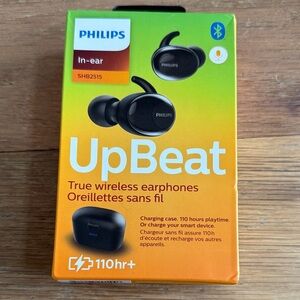 Philips UpBeat Wireless Earphones - Black